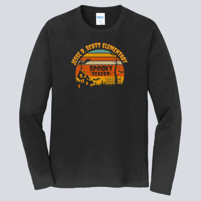 Adult Long Sleeve Shirt - Fall Holidays - Haunted House Thumbnail
