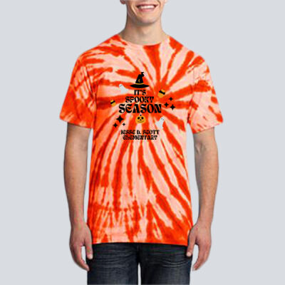 Adult Tie-Dye T-Shirt - Fall Holidays - Spooky Season Thumbnail