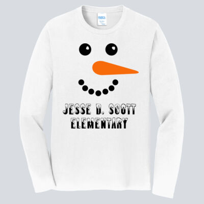 Adult Long Sleeve Shirt - Winter - Snowman  Thumbnail
