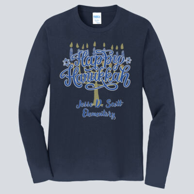 Adult Long Sleeve Shirt - Winter - Hanukkah  Thumbnail
