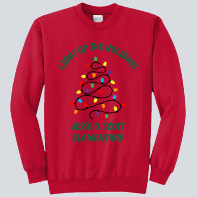 Adult Crewneck - Winter - Light Up Red Thumbnail