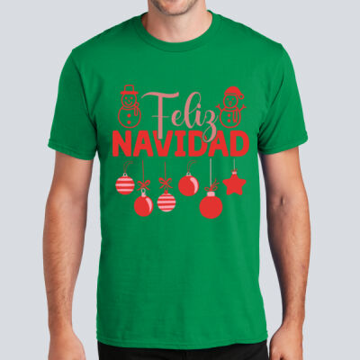 Adult T-Shirt - Winter - Feliz Navidad Red Thumbnail