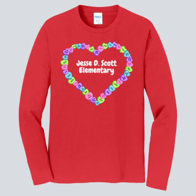 Adult Long Sleeve Shirt - Spring - Candy Hearts Thumbnail